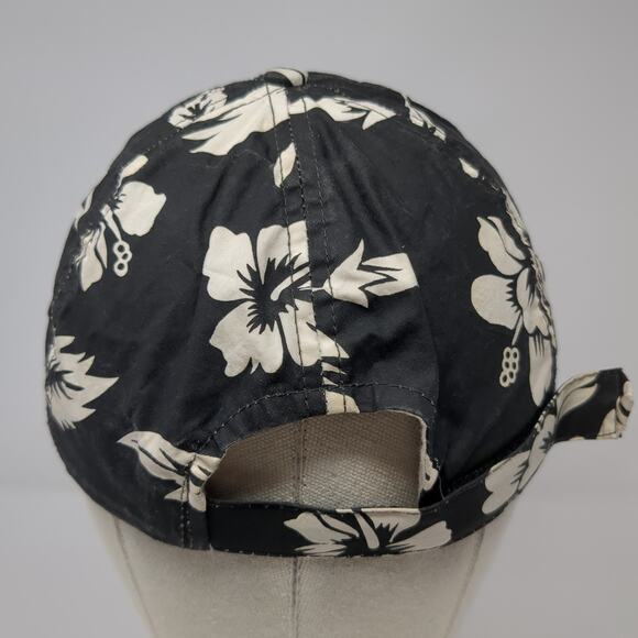 Ha Strapback Baseball Cap Multicolor One Size Adjustable Floral Print 6 Panel - Picture 6 of 9